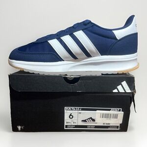 NEW Adidas Youth Run 70s 2.0 J Navy/White Sneakers - US Size 6 - NIB
